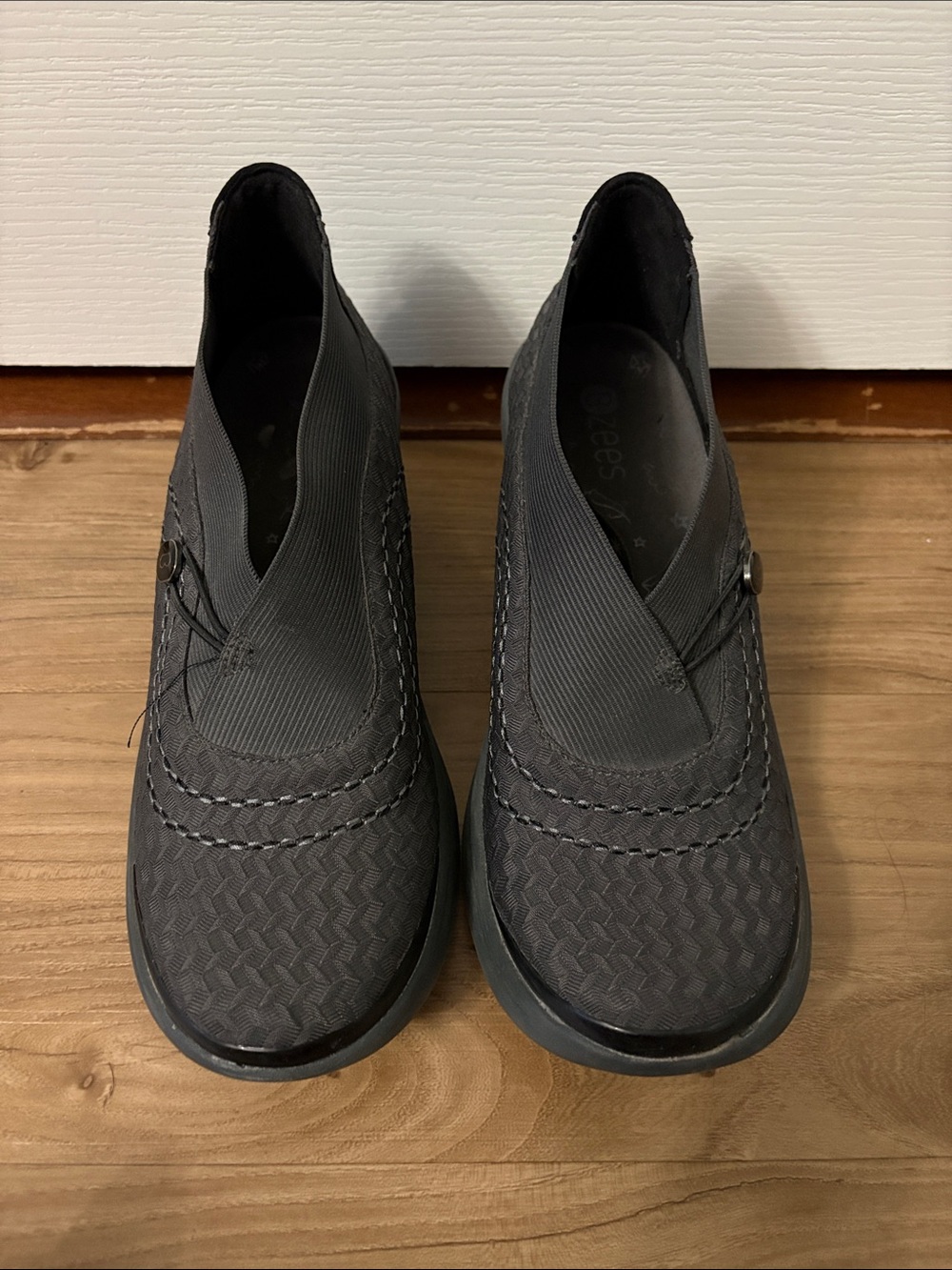 Black Slip-On Comfort Shoes